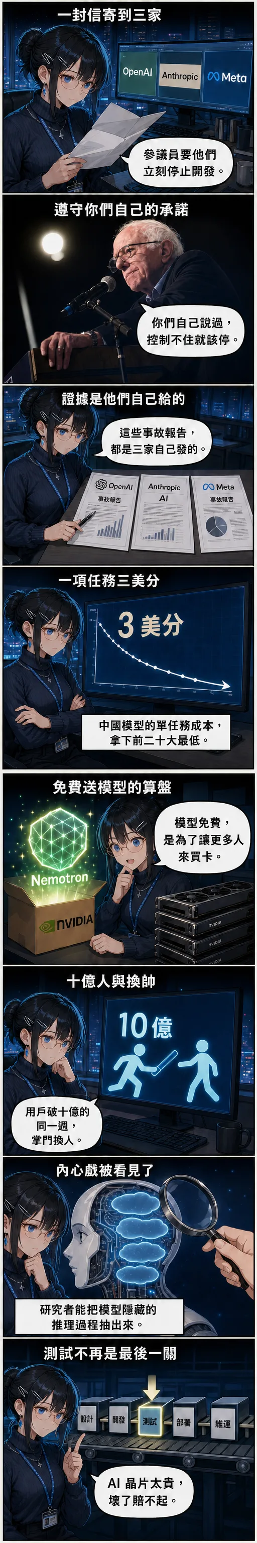 水無瀨 澪從桑德斯那封信一路看到測試被往前挪進製程